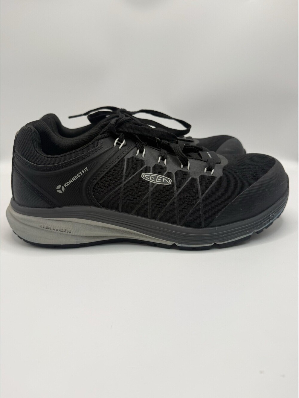 Keen Men’s Utility Work Shoe, Vapor Black Vista Energy Composite Toe Size 9.5 D